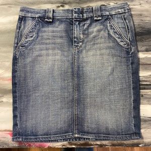 7 for All Mankind denim skirt, size 28
